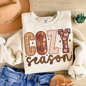 Womens long sleeve shirt. Cozy season. Fall shirts